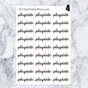 Playdate | Script Stickers