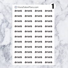 Load image into Gallery viewer, Run | Script Stickers
