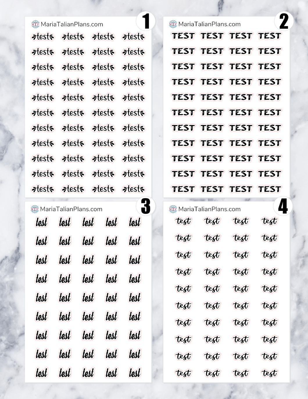 Test | Script Stickers