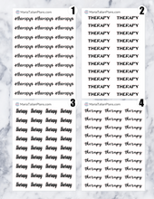 Load image into Gallery viewer, Therapy | Script Stickers
