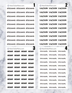 Vacuum | Script Stickers