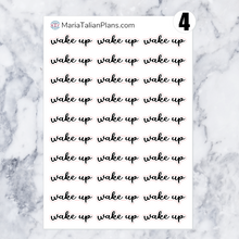 Load image into Gallery viewer, Wake Up | Script Stickers
