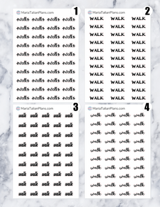 Walk | Script Stickers