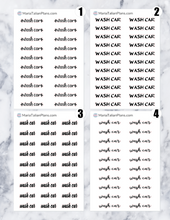 Load image into Gallery viewer, Wash Car | Script Stickers
