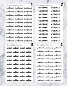 Webinar | Script Stickers