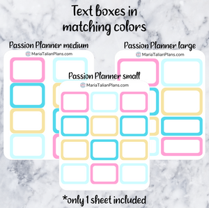 Passion Planner Weekly Sticker Kit - Chloe's Summer Kit