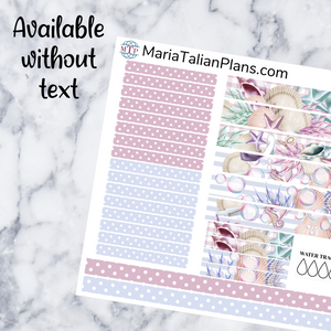 Passion Planner Daily Sticker Kit - Seashells