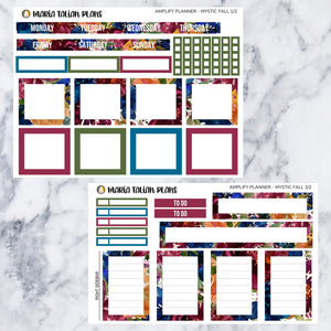 Amplify Planner Vertical Weekly kit - Mystic Fall