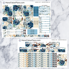 Load image into Gallery viewer, Passion Planner Weekly Sticker Kit - Winter Rose

