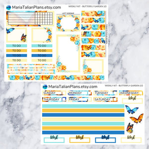 Passion Planner Weekly Sticker Kit - Butterfly Garden