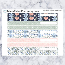 Load image into Gallery viewer, Passion Planner Daily Stickers - Spring Headers
