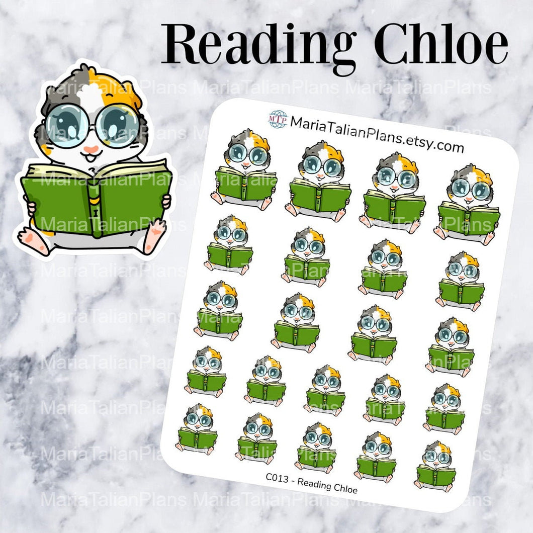 Reading Chloe | Guinea Pig Stickers