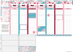 Passion Planner Weekly Sticker Kit - Cherry Blossoms