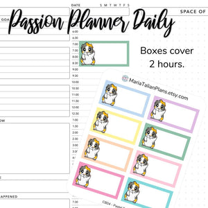 Chloe Text Boxes - Pastel | Guinea Pig Stickers