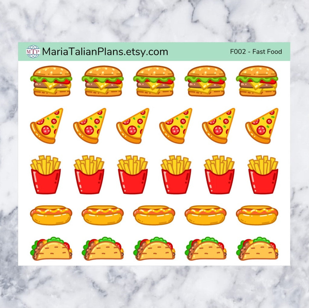 Fast Food Stickers | Food & Drinks