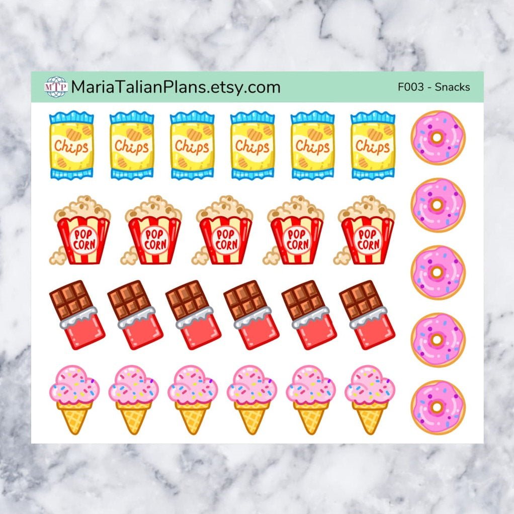 Snack Stickers | Food & Drinks