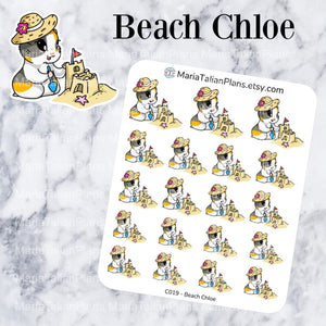 Beach Chloe | Guinea Pig Stickers