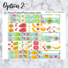 Load image into Gallery viewer, Passion Planner Daily Stickers - Fruity Headers
