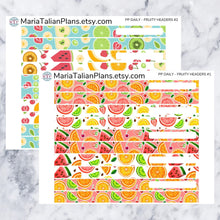 Load image into Gallery viewer, Passion Planner Daily Stickers - Fruity Headers
