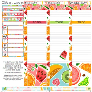 Passion Planner Weekly Sticker Kit - Fruity