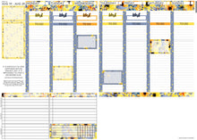 Load image into Gallery viewer, Passion Planner Weekly Sticker Kit - Yellow Poppies
