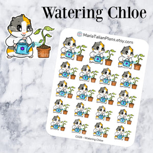 Watering Chloe | Guinea Pig Stickers
