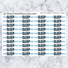 Load image into Gallery viewer, Sleep Labels for Amplify Planner
