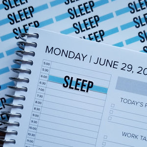 Sleep Labels for Amplify Planner