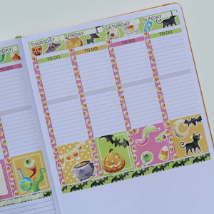 Passion Planner Weekly Sticker Kit - Spooky Halloween