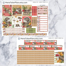 Load image into Gallery viewer, Passion Planner Weekly Sticker Kit - Sweet Forest
