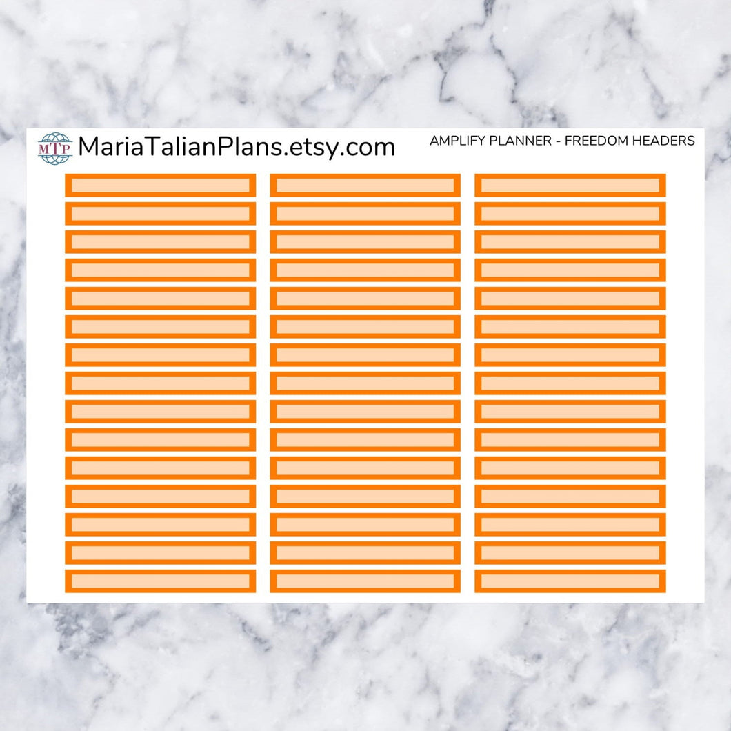 Headers for Freedom Boxes | Amplify Planner