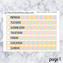 Load image into Gallery viewer, Amplify Planner Daily kit - Pastel Dream

