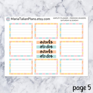 Amplify Planner Daily kit - Pastel Dream