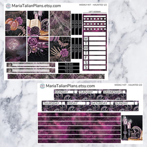 Passion Planner Weekly Sticker Kit - Haunted