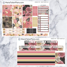 Load image into Gallery viewer, Passion Planner Weekly Sticker Kit - New Year&#39;s

