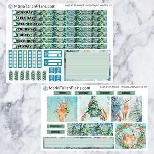 Amplify Planner Weekly kit - Woodland Winter