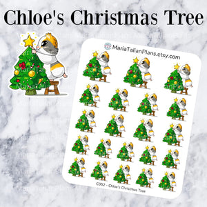 Chloe's Christmas Tree | Guinea Pig Stickers