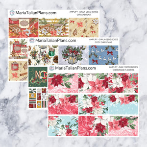 Amplify Planner Winter Deco Boxes
