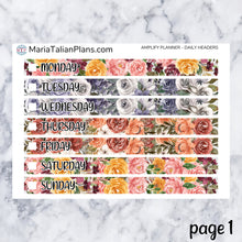 Load image into Gallery viewer, Amplify Planner Daily kit - Floral
