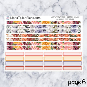 Amplify Planner Daily kit - Floral