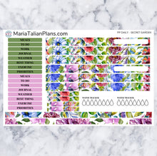 Load image into Gallery viewer, Passion Planner Daily Sticker Kit - Secret Garden
