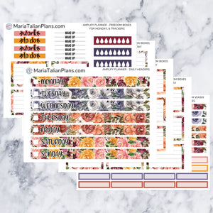 Amplify Planner Daily kit - Floral