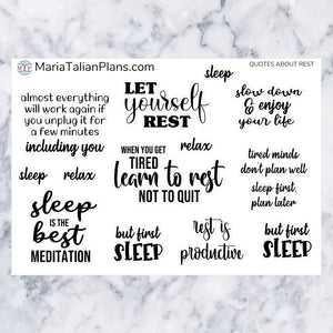 Quotes About Rest | Inspirational Quotes